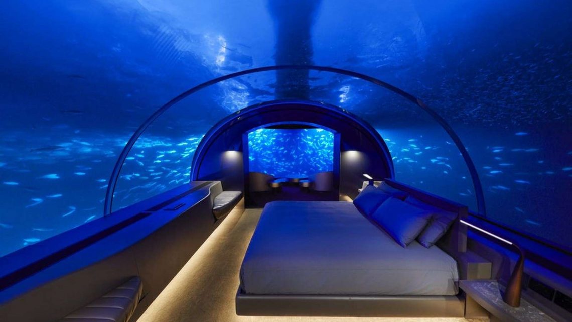La première villa sous-marine vient d’ouvrir aux Maldives La première villa sous-marine vient d’ouvrir aux Maldives