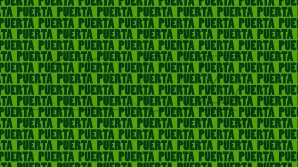 Pouvez-vous trouver le mot PUERTO, en espagnol ? 95% disent que le défi visuel est impossible à résoudre.