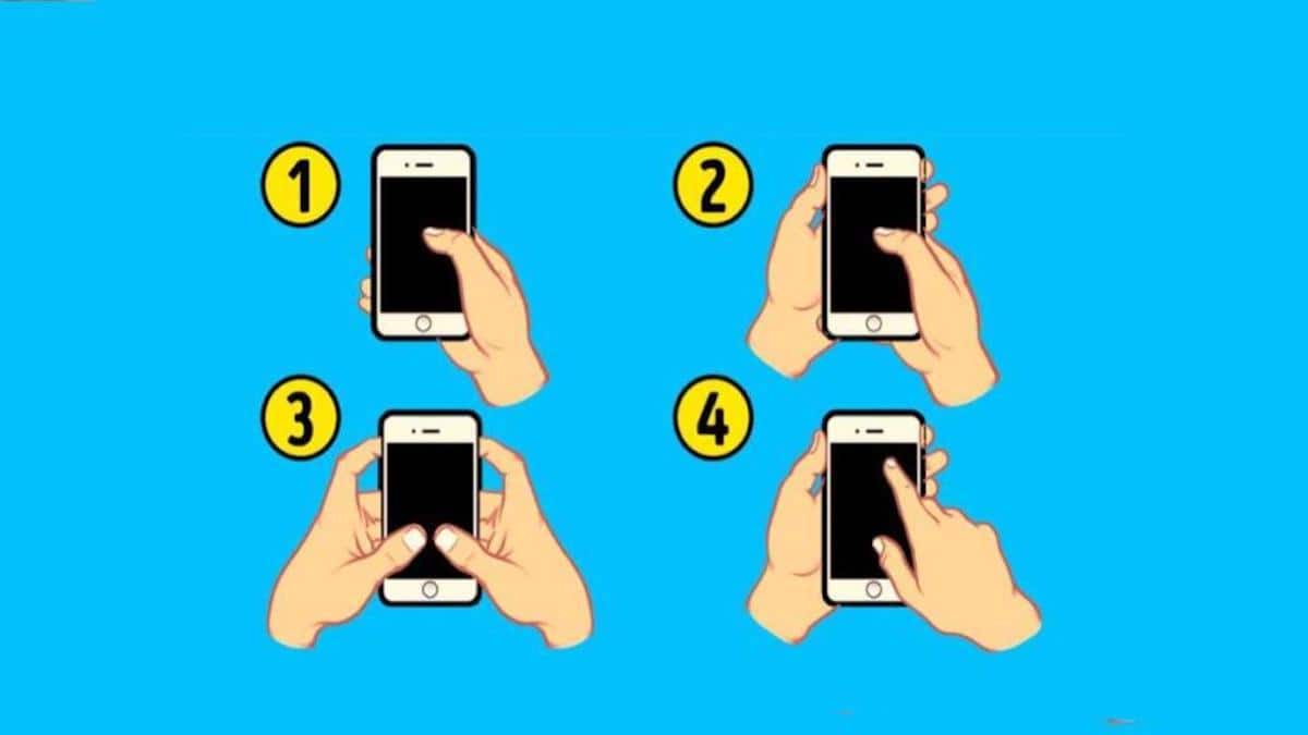 Test de personnalité : la façon de tenir votre Smartphone en dit long sur vous