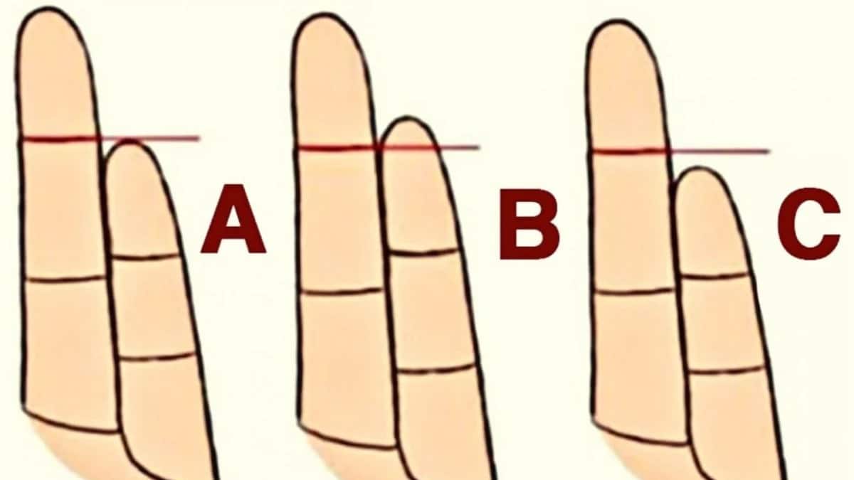 Test visuel : la taille de votre petit doigt révèle votre véritable personnalité
