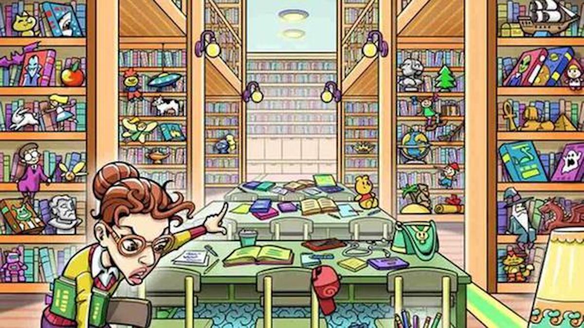 Énigme visuelle : ouvrez les yeux et essayez de trouver la souris cachée dans la bibliothèque