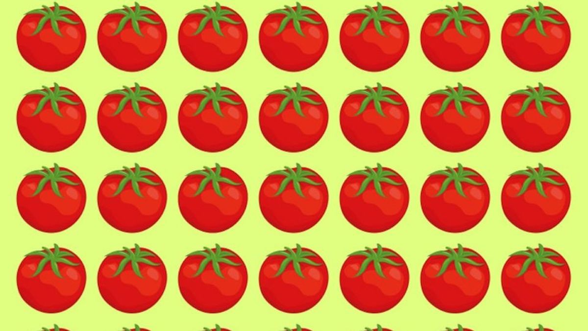 Défi visuel : Trouvez la tomate différente en 10 secondes, réponse et interprétation ici