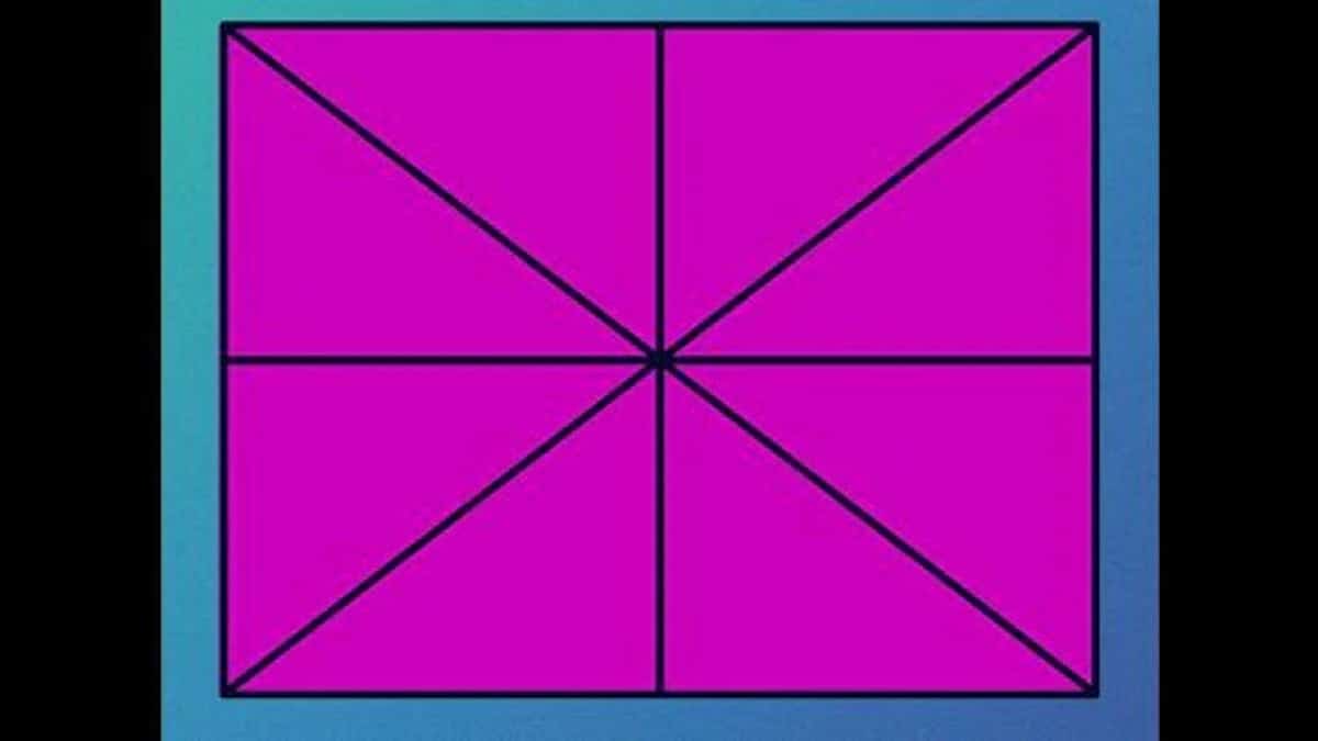 Pouvez-vous compter le nombre de triangles dans ce défi viral ? Vous n'avez que 15 secondes
