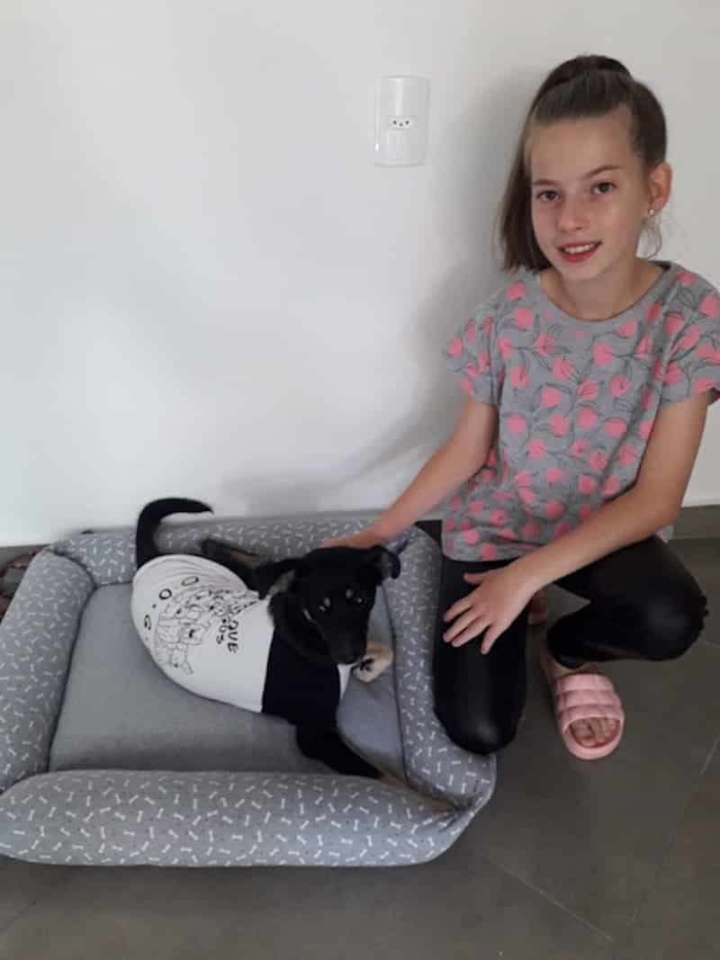 Vidéo: Une fille courageuse brave les fortes pluies pour sauver un chien abandonné 6 fille