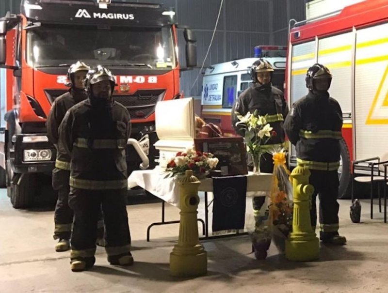 Facebook viral : les pompiers font un adieu bouleversant à « Negro », le chien qui s’occupait des urgences difficiles 28 pompiers