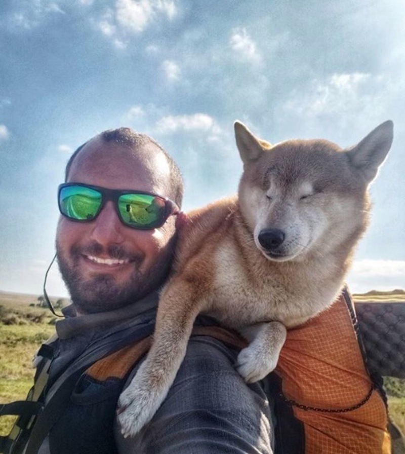 Photos: Il emmène sa chienne aveugle dans un voyage de 1 000 km à travers le désert pour lui redonner confiance 17 désert