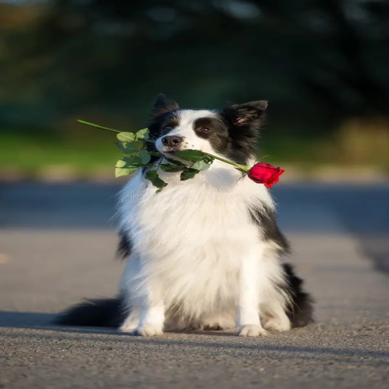 5 photos adorables de border collie noirs