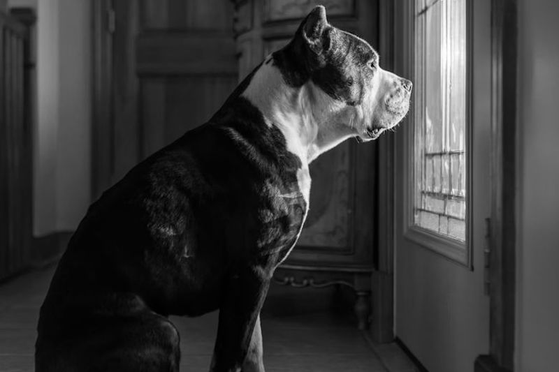 Il trouve un chien Pitbull attaché à un arbre, une très étrange lettre est posée à côté