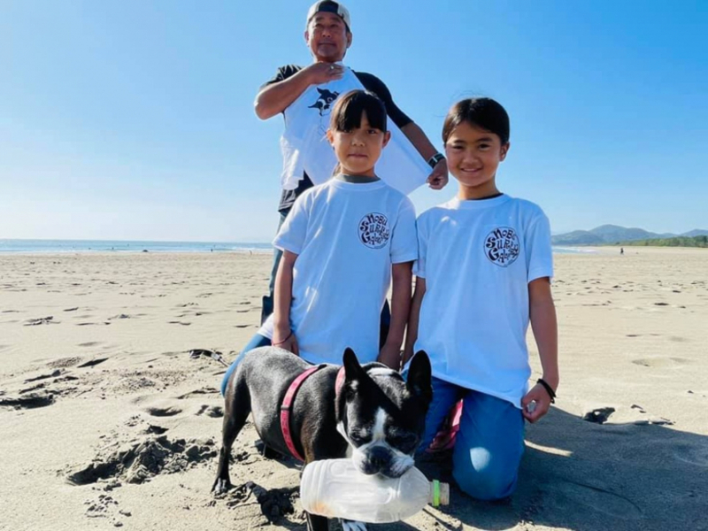 L'histoire touchante d'un chien qui a nettoyé la plage des déchets plastiques et qui a fait sensation !