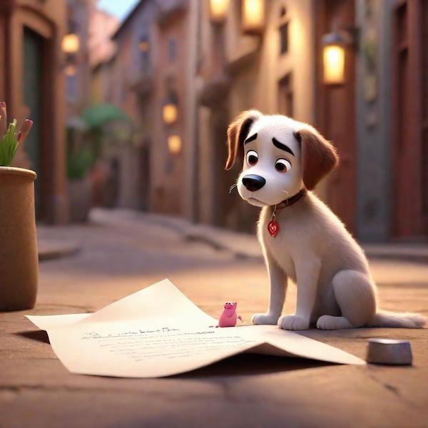 Lettre déchirante d'un chien abandonné, ces mots qu'il écrirait s'il pouvait écrire