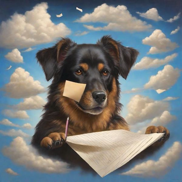 Si un chien pouvait écrire, ce serait la lettre qu'il laisserait à son maître avant de mourir