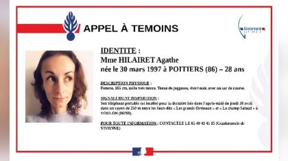 Agathe, disparue dans la Vienne : des révélations inquiétantes concernant sa disparition
