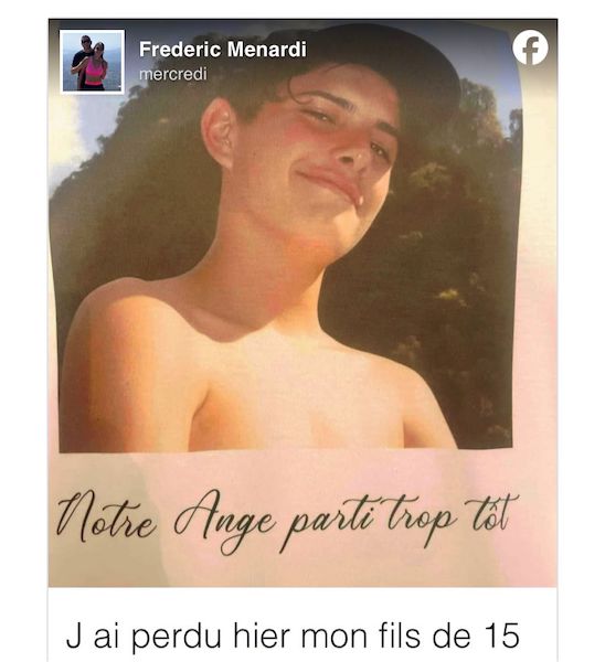 "J’ai perdu hier mon fils de 15 ans , Lorenzo" : Un adolescent décède suite à un accident de travail près de Nice