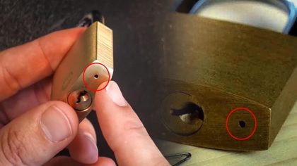 Quel est le but du petit trou dans les cadenas ? Un détail au-delà de la sécurité