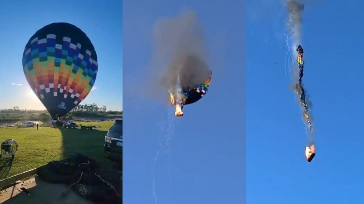 Huit personnes meurent et 13 sont blessées lorsqu'une montgolfière transportant 21 touristes s'écrase