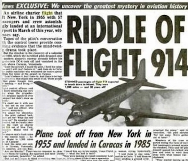 L'affaire mystérieuse de l'avion qui a décollé de New York et atterri au Venezuela 37 ans plus tard