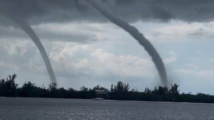 Phénomène météorologique observé en Floride : des trombes marines surprennent les habitants