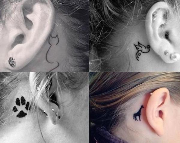 Signification des tatouages derrière l'oreille