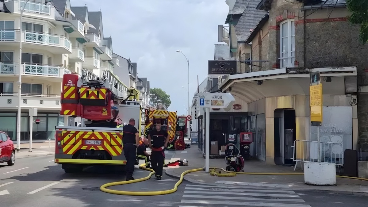 Incendie à La Baule : l’huile de friture déclenche un feu dans un restaurant