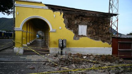 Un tremblement de terre de magnitude 5,7 secoue le Guatemala