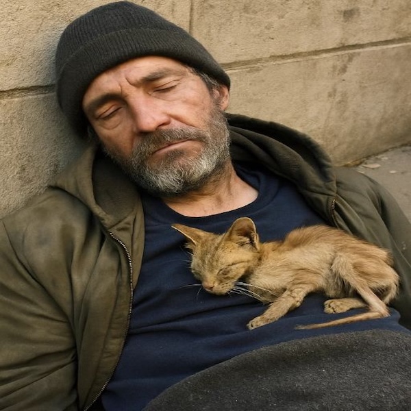 Hazel, la chatte qui a changé un destin dans la rue