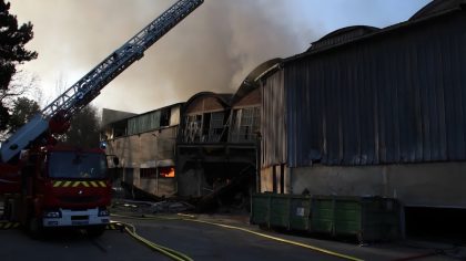 Incendie à Baulon : l’entreprise Robert Legendre durement touchée