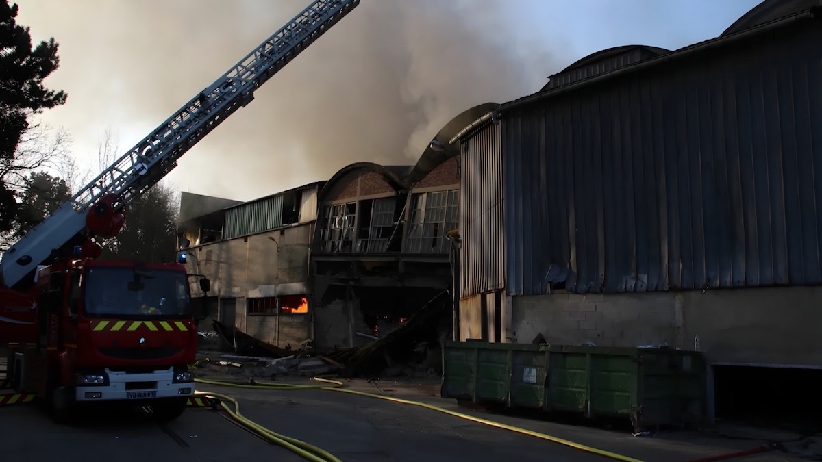 Incendie à Baulon : l’entreprise Robert Legendre durement touchée