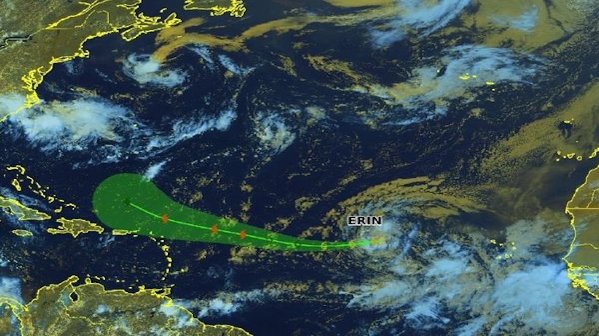 La tempête tropicale Erin est susceptible de devenir un ouragan majeur dans l’Atlantique