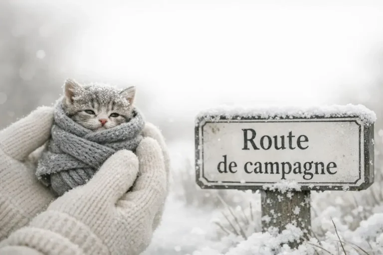 Des chats errants découverts au bord de la route en plein hiver : la décision radicale qui va offrir une vraie chance de survie aux chatons abandonnés
