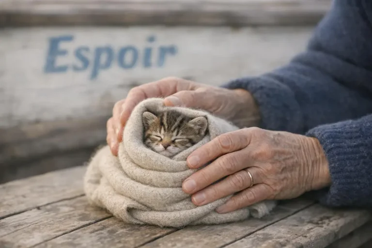 Un chat abandonné retrouvé sur un bateau avec ses chatons : ce geste de pure gentillesse va bouleverser à jamais leur destinée et toucher des millions d’internautes